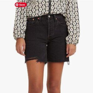 Levi's Women's Premium 501 Mid Thigh Short